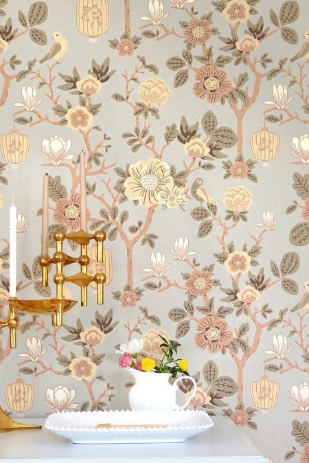 Afbeeldingen van Kleurcombinatie Tokyo Tea Whispering blue - 160-02 - 07980-01